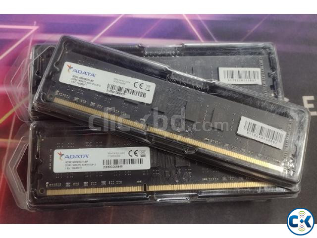 Adata 1600MHz Desktop RAM 1 Year Warranty 8GB DDR3 large image 0