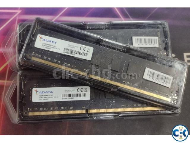 Adata 1600MHz Desktop RAM 1 Year Warranty 8GB DDR3 large image 1