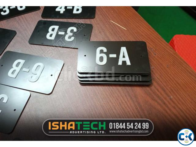 ACP Acrylic Name Plate. ACP Name Plate Signage. large image 1