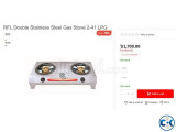RFL Double Stainless Steel Gas Stove 2-41 LPG