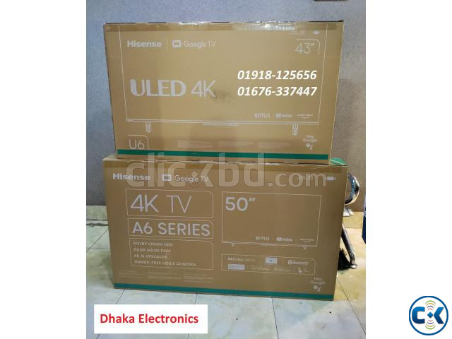 Hisense 43U6F3 43 inch ULED 4K Google TV Price BD Official large image 0