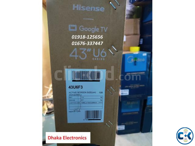 Hisense 43U6F3 43 inch ULED 4K Google TV Price BD Official large image 1