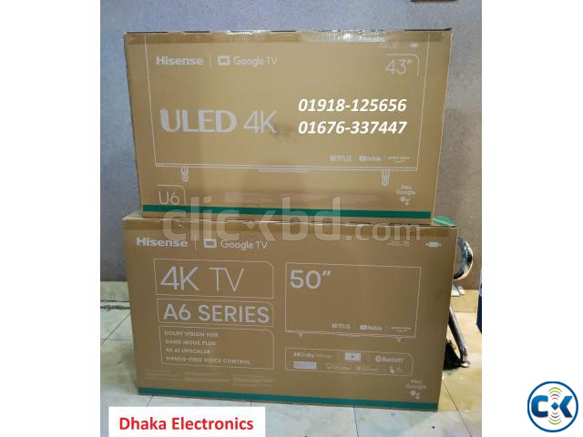 Hisense 50A6F3 50 inch UHD 4K Google TV Price BD Official large image 0