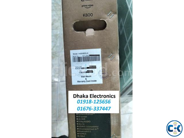 Haier H43K800UX 43 inch 4K Google TV Price BD Official large image 1