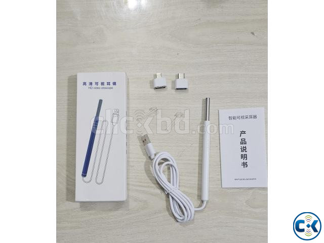 3 In 1 USB Otoscope Visual Ears Cleaning Earpick Endoscope large image 1
