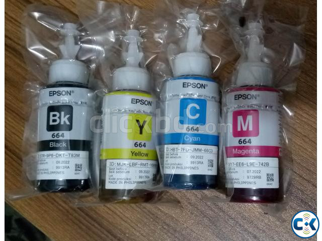 Epson L130 printer CMYK color tank large image 3