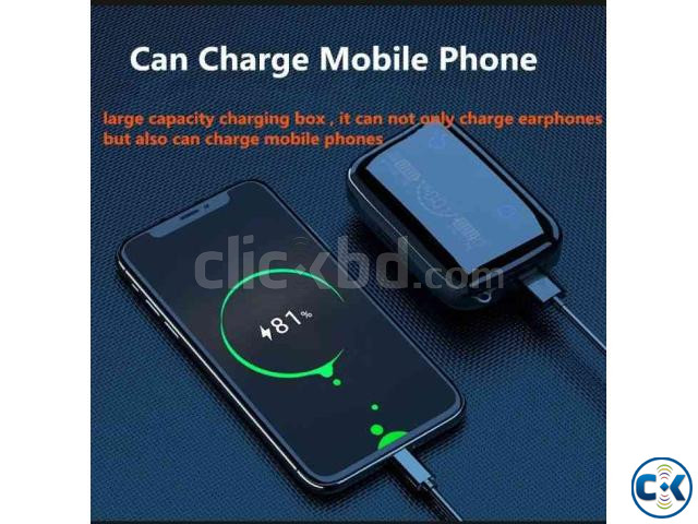 বর্তমান সময়ের সবচেয়ে কম দামে আকর্ষণীয়- M19 TWS Wireless B large image 0