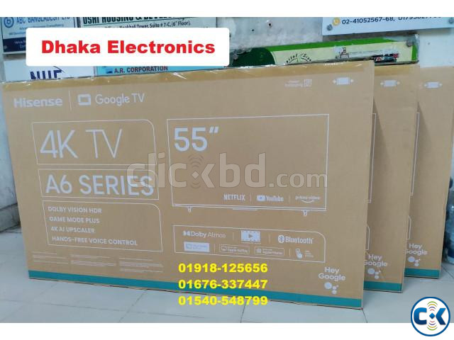 Hisense 55 inch 55A6F3 UHD 4K Android Google TV large image 0