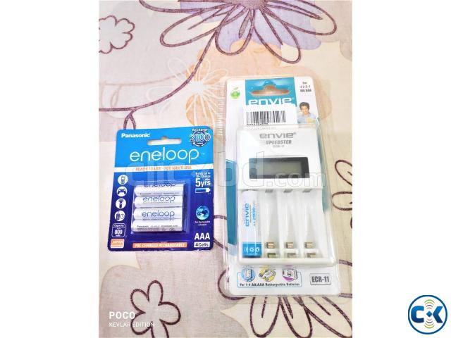 Pencil Battery Charger Fast Smart Charger with AA AAA Batter large image 1