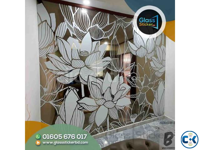 Office sliding door Glass sticker large image 1