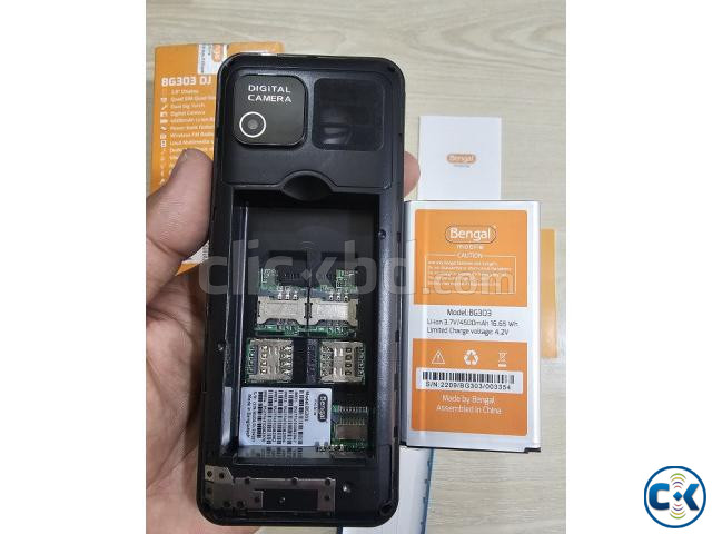 Bengal BG 303 Dj Java Supported 4 SIM Standby 4500mAh Power large image 3
