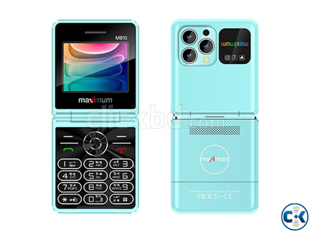 Maximum MB10 Diamond Foldable Phone Blue large image 0
