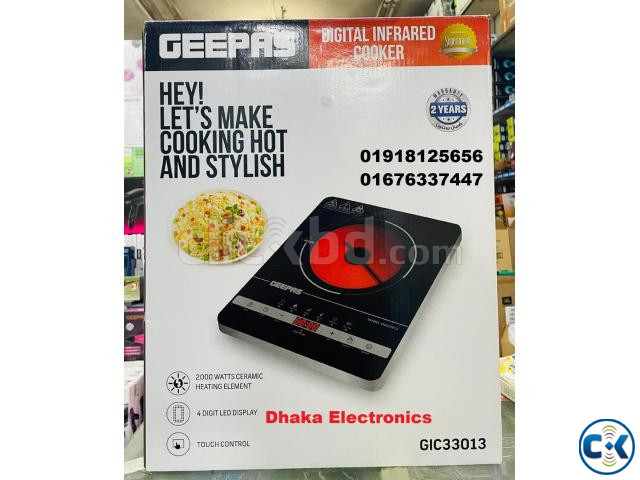 Geepas 2000W GIC33013 Digital Infrared Cooker large image 0