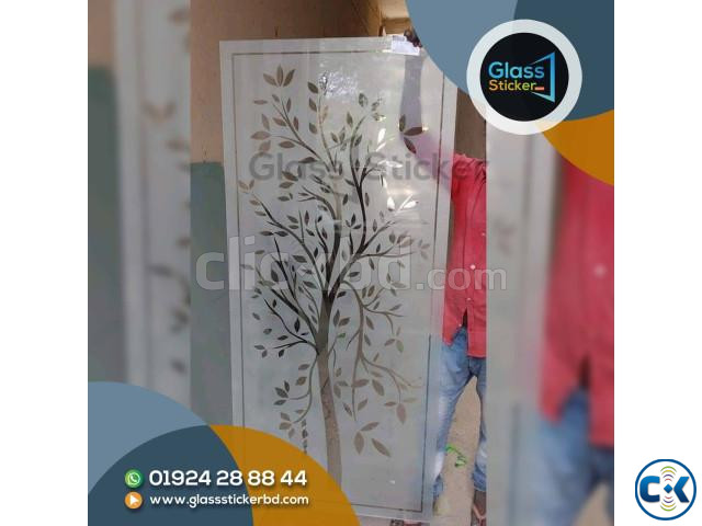 Frosted Glass Sticker large image 0