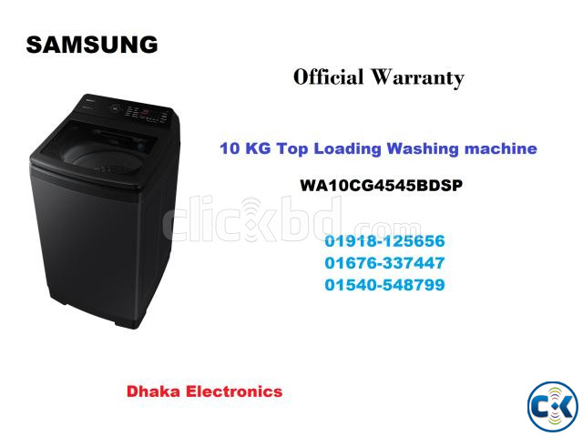 Samsung WA10CG4545BDSP Top Load Washing Machine 10 KG large image 0