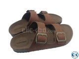 Double Strap Leather Sandals