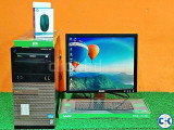 Full Fresh Desktop Computer 17 monitor Dual core PC