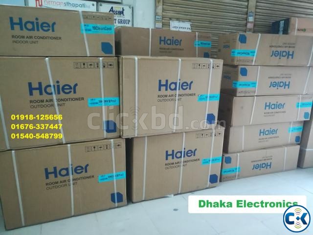 Haier 1.6 Ton HSU-19CleanCool Pro Inverter AC Price BD large image 0