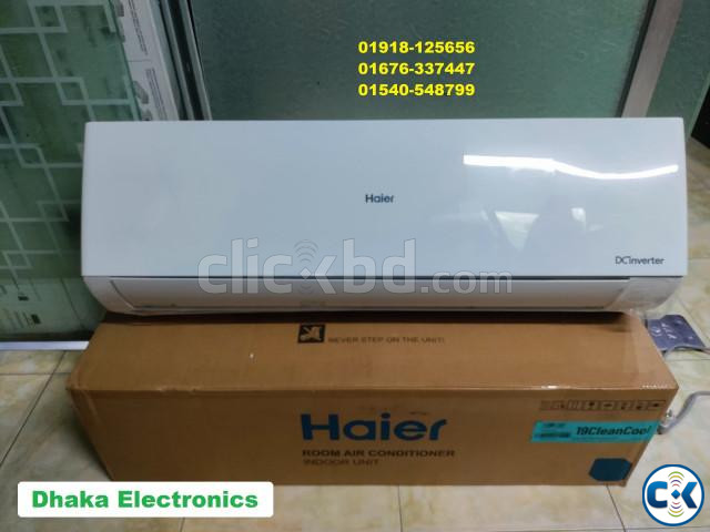 Haier 1.6 Ton HSU-19CleanCool Pro Inverter AC Price BD large image 1