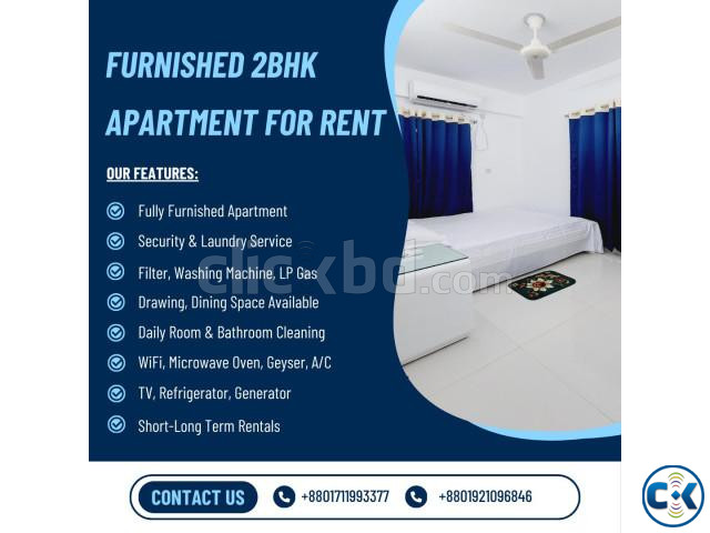Luxurious 2-Bedroom Furnished Apartment in Baridhara large image 0