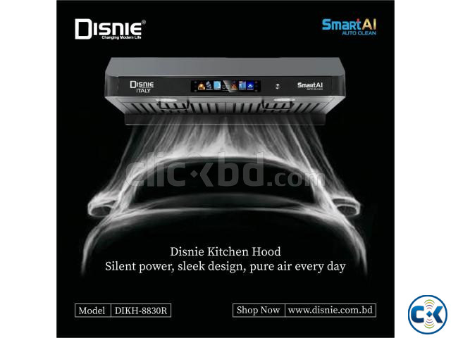 Disnie DIKH-8830R Auto Clean Kitchen Hood-30inch large image 1