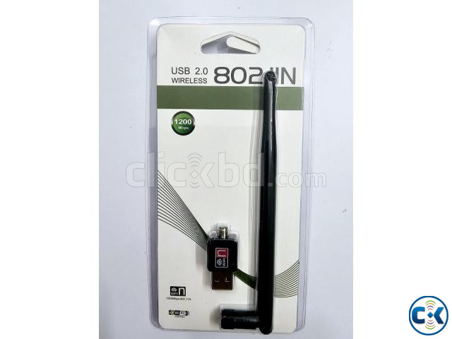 802.11N 1200Mbps WiFi Receiver Antenna Adapter large image 1