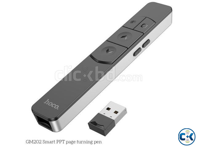 HOCO GM202 Laser Pointer LED Smart PPT Page Turning Pen large image 0