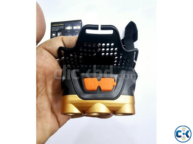 AR49 3 LED Headlamp Rechargeable Headlight large image 3