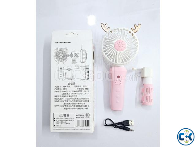 6810 Mini Portable Water Sprey Fan large image 2