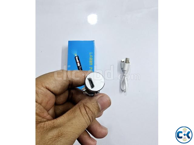 Mini Usb Charge Green Laser Pointer Rechargable large image 3