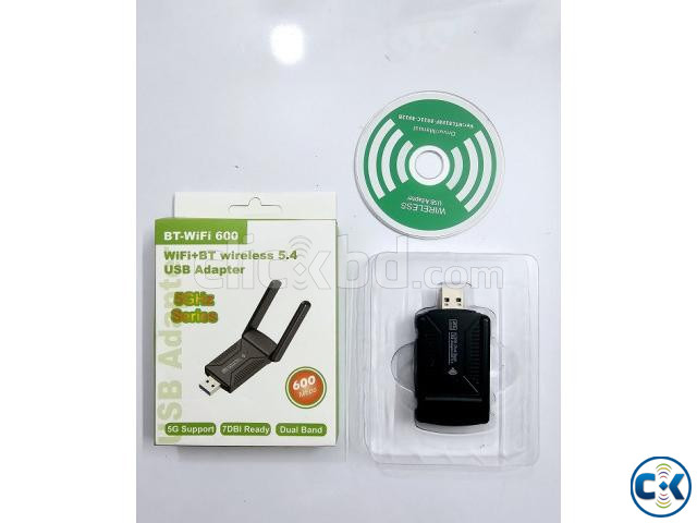 AC600 Dual Band Usb Adapter 600mbps And BT 5.4 large image 1