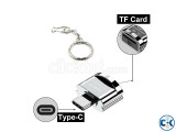Mini Type-C OTG Card Reader With keychain Holder