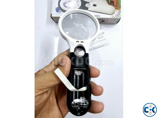 3 Led Light Magnifier Glass 45X Zoom large image 3
