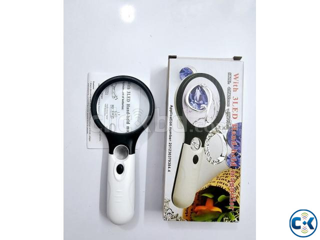 3 Led Light Magnifier Glass 45X Zoom large image 4