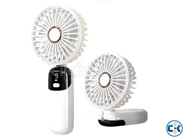 N15 Mini Hand Fan 5 Speeds Display large image 0