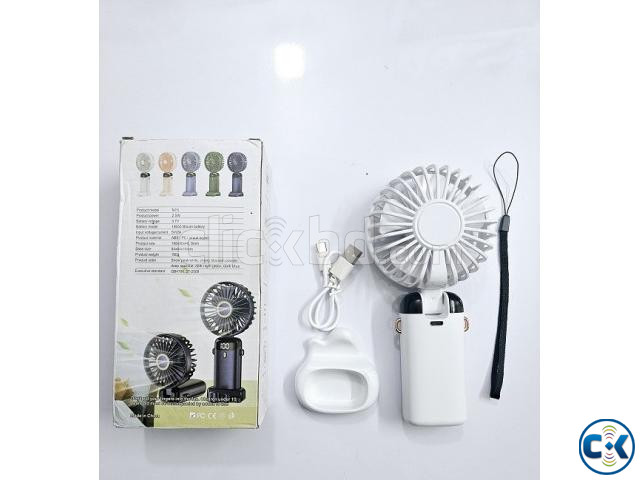 N15 Mini Hand Fan 5 Speeds Display large image 2