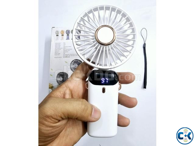N15 Mini Hand Fan 5 Speeds Display large image 3