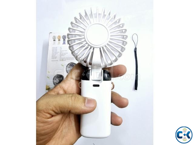 N15 Mini Hand Fan 5 Speeds Display large image 4
