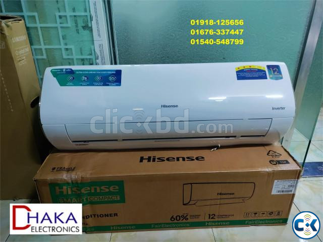 Hisense 1.5 Ton Inverter Smart Compact Air Conditioner large image 0