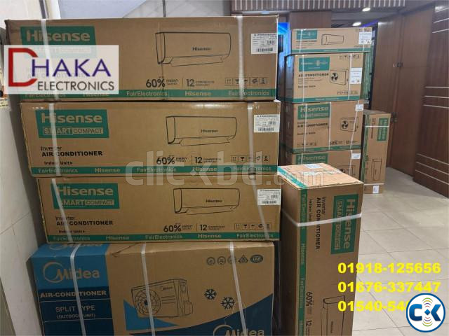 Hisense 1.5 Ton Inverter Smart Compact Air Conditioner large image 1