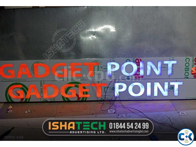 Acp off-cut Acrylic Letter and LED Lighting Signboard in Dha large image 1