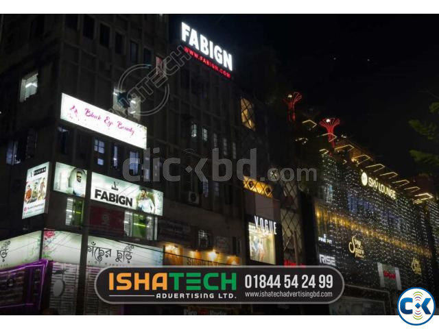 Acp off-cut Acrylic Letter and LED Lighting Signboard in Dha large image 3