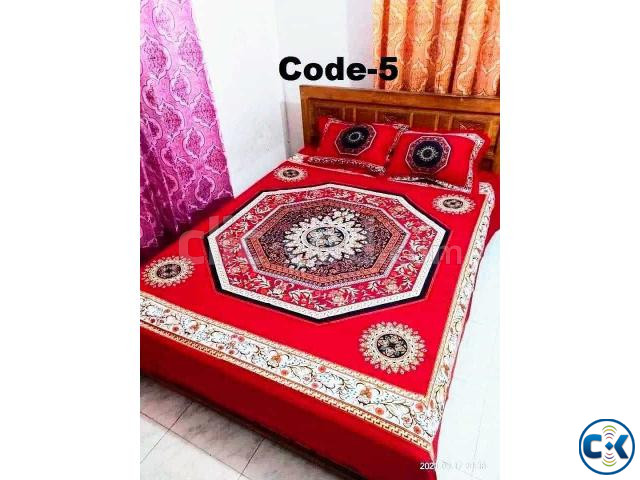 ১০০ সুতি বেড শিট large image 0
