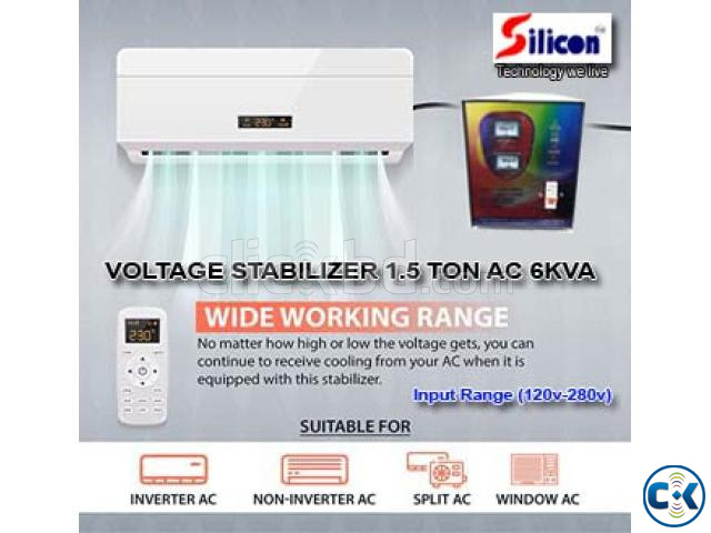 VOLTAGE STABILIZER 6KVA 120V-280V  large image 2