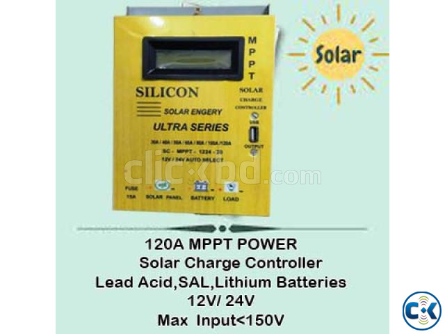MPPT SOLAR CONTROLLER 30A-120A with USB large image 1