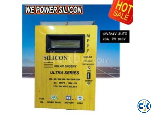 MPPT SOLAR CONTROLLER 30A-120A with USB large image 3