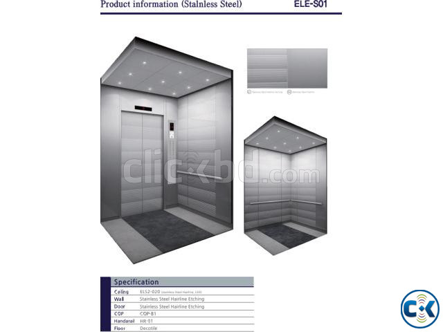 Korea 1000 Kg Passenger Elevator large image 0