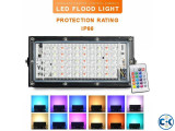 RGB LED Flood Light- Remote Controlled IP66 Waterproof Lands