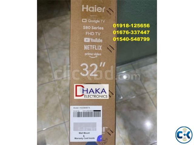 Haier H32S80EFX 32 inch QLED FHD Google TV Price BD Official large image 1
