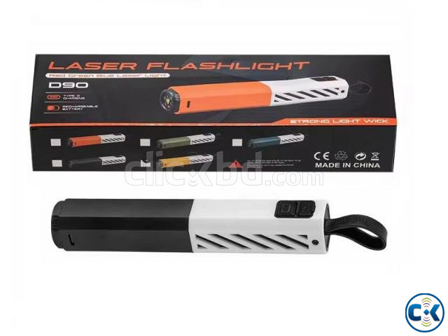 D90 Laser Flashlight Red Green Blue Light large image 0